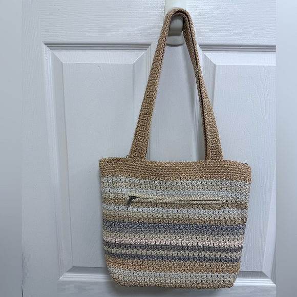 NWT The Sak Casual Sandstone Classic Crochet Tote Bag - Picture 3 of 5